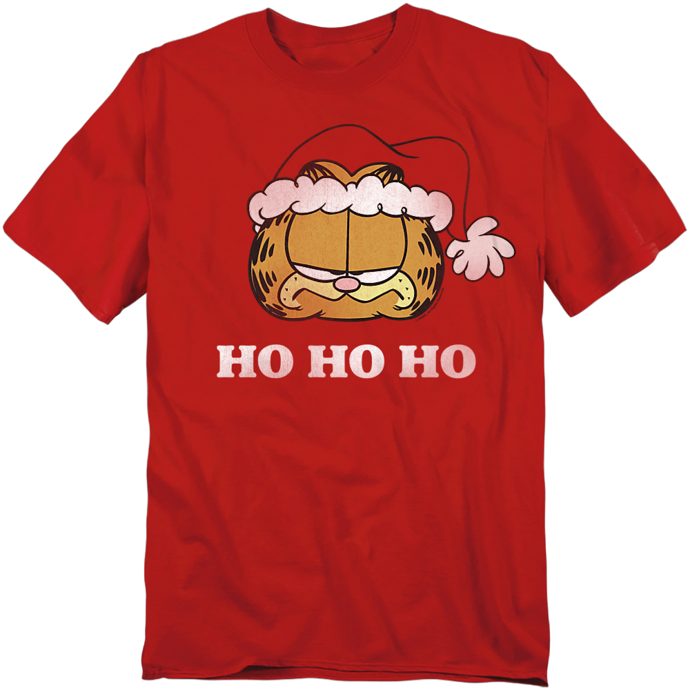 Ho Ho Ho Garfield Christmas T-Shirt product image 1