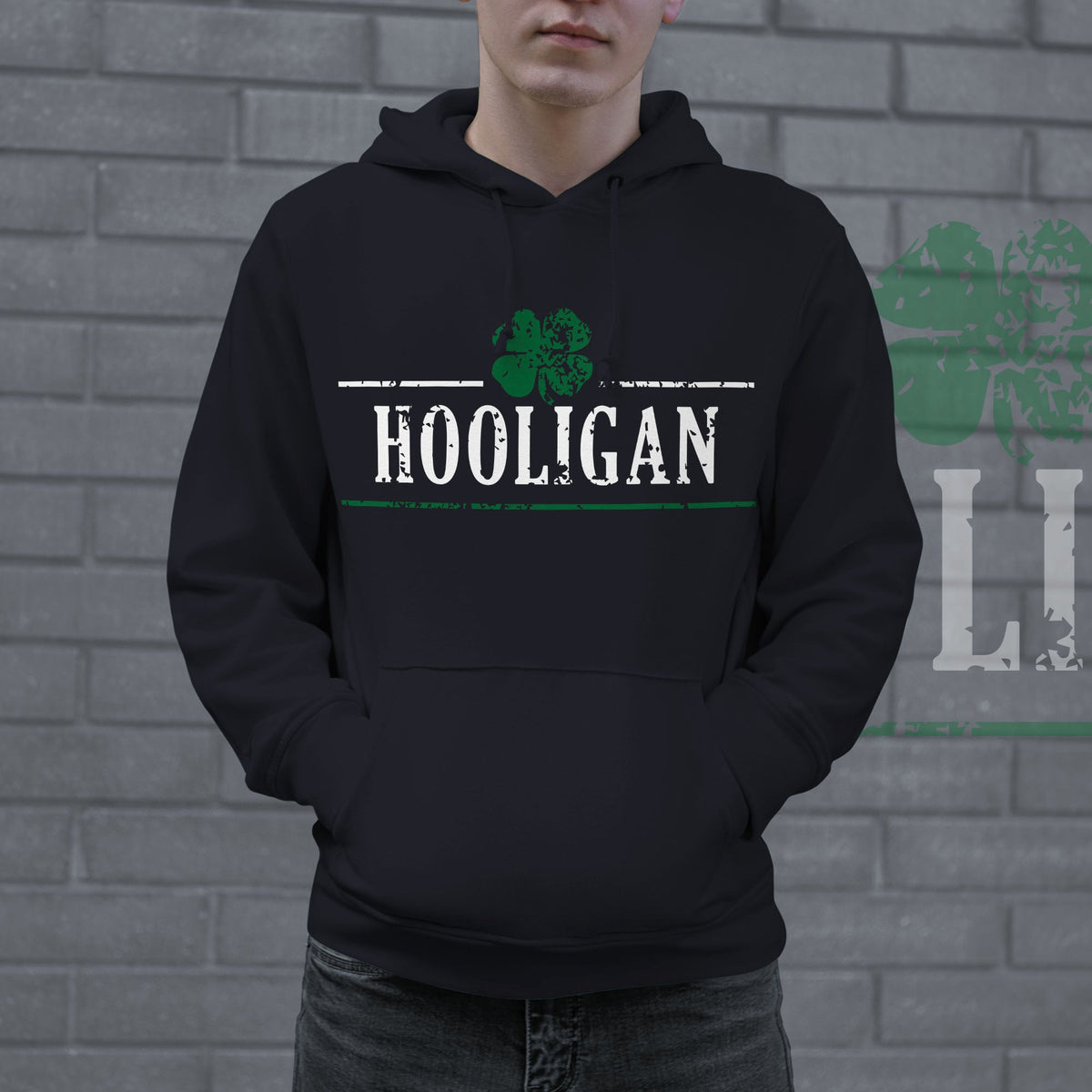 Hooligan Shamrock Hoodie product image 3