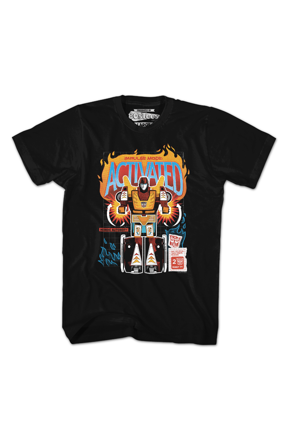 Hot Rod Impulse Mode Activated Transformers T-Shirt product image 2