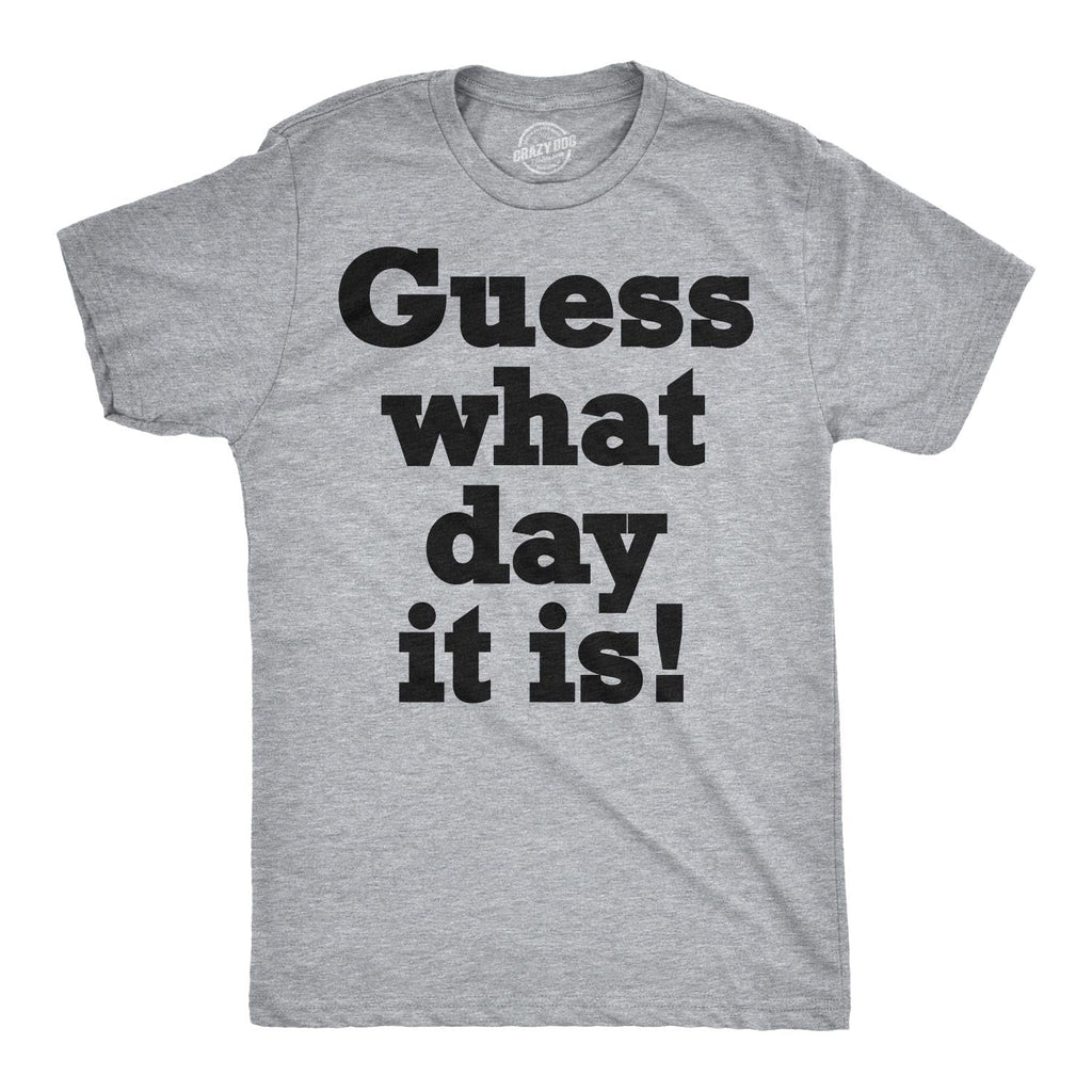 Guess What Day It Is Flip Men's T Shirt product image 3