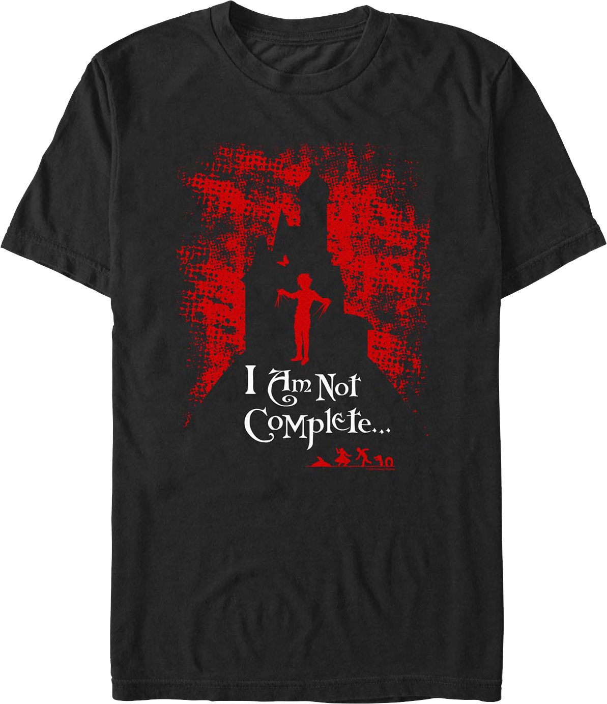 I Am Not Complete Silhouette Edward Scissorhands T-Shirt product image 1
