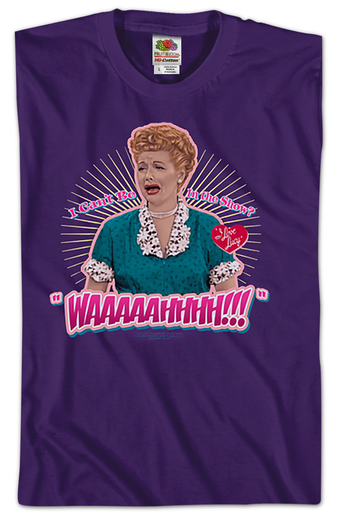 I Can't Be In The Show I Love Lucy T-Shirt product image 2