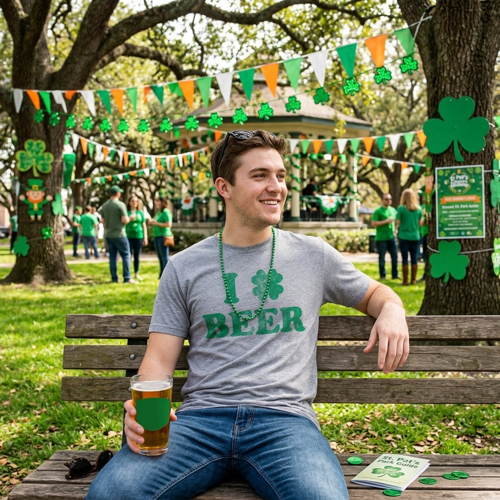 I Clover Beer Men's T Shirt product image 4