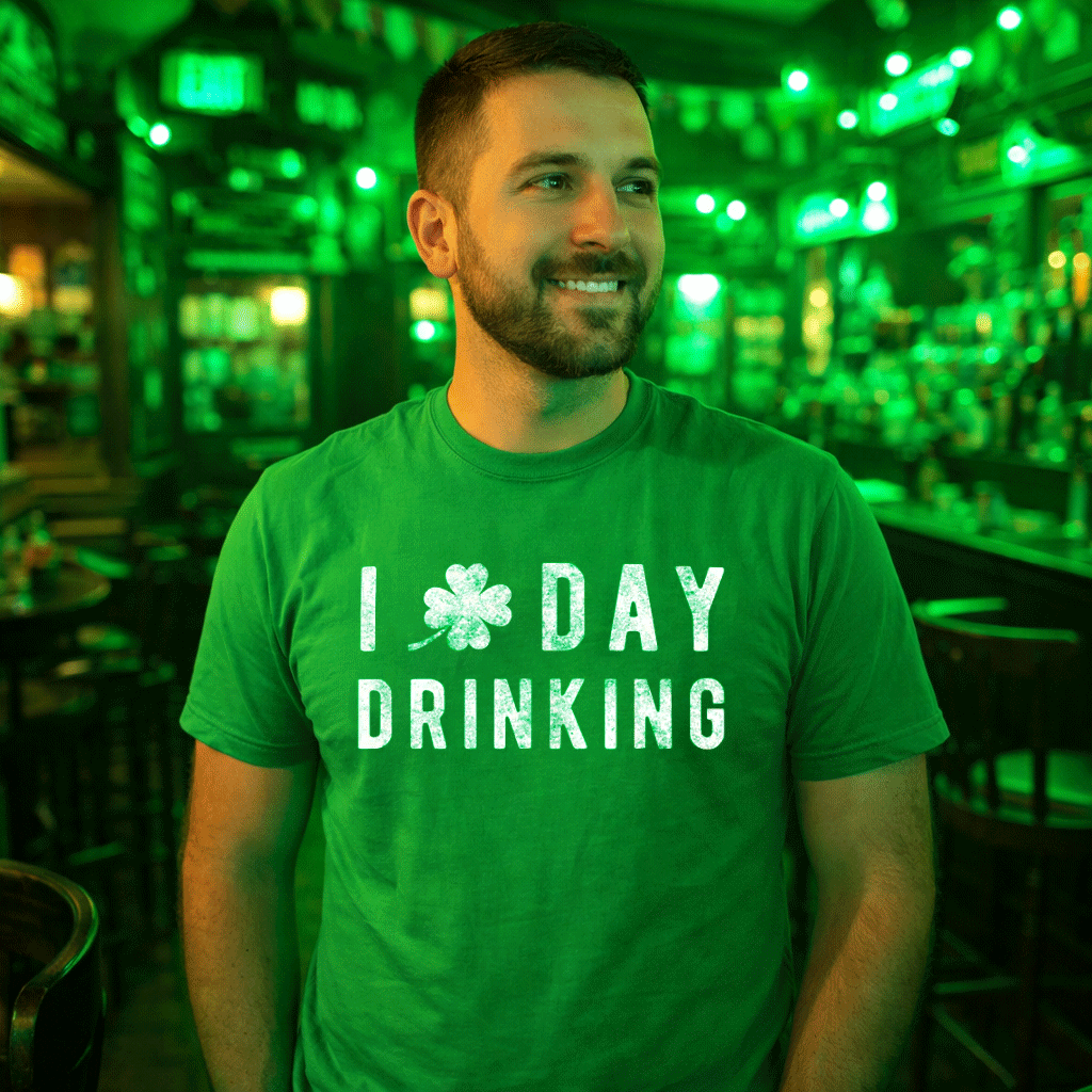 I Clover Day Drinking Men's T Shirt product image 6