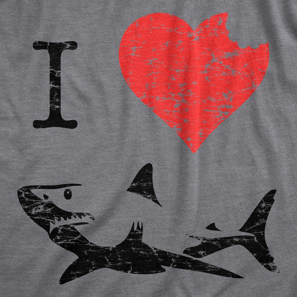 I Love Sharks Women's T Shirt product image 3