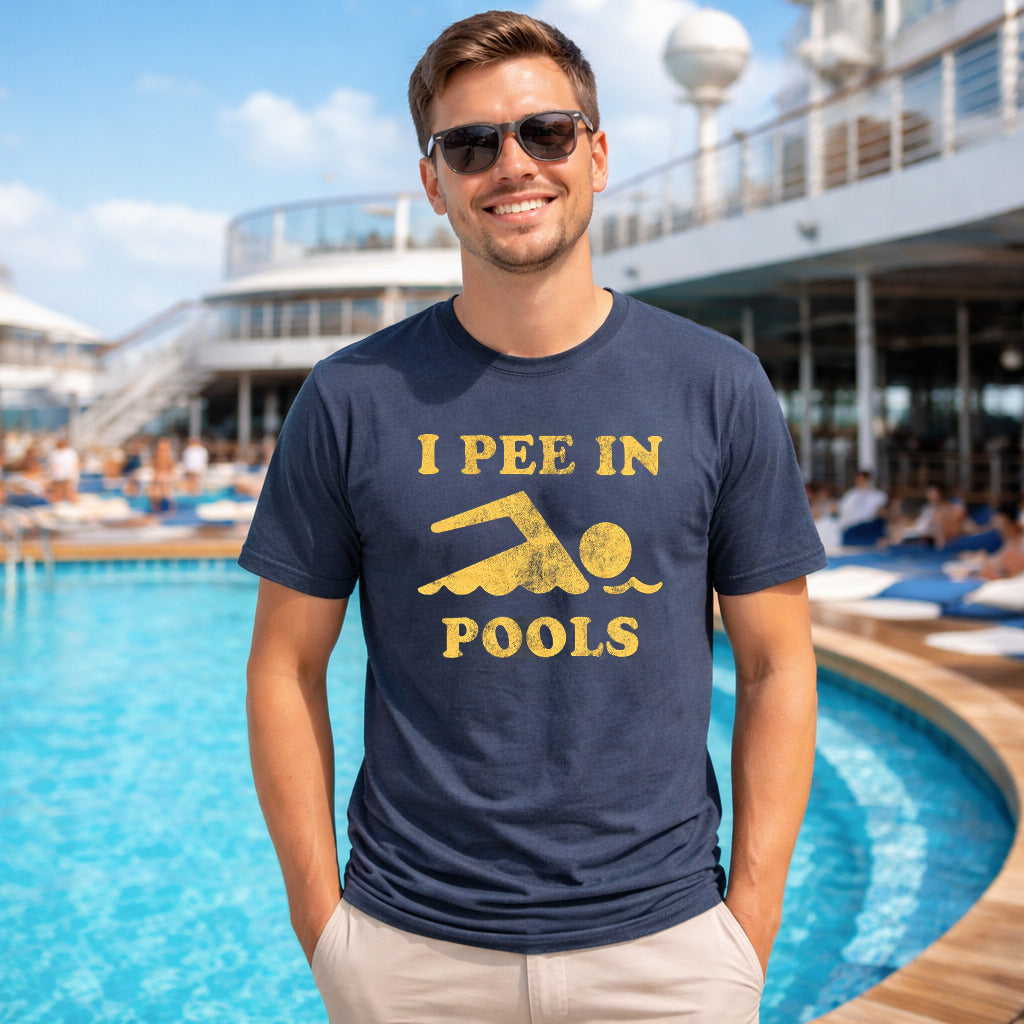 I Pee In Pools Men's T Shirt product image 2