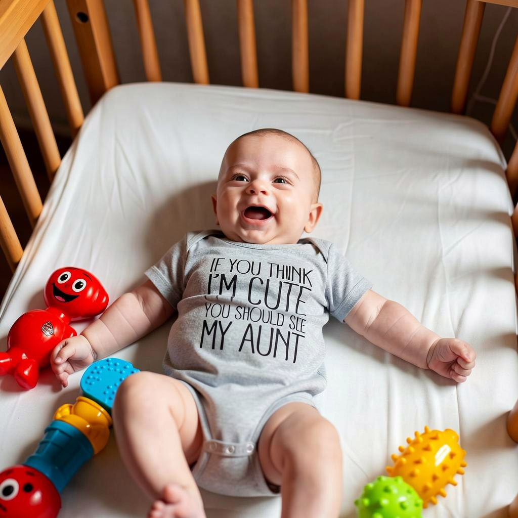If You Think I’m Cute You Should See My Aunt Baby Bodysuit