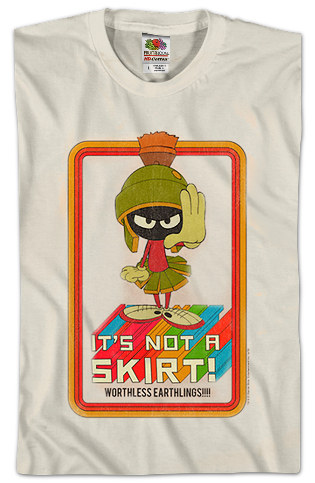 It's Not A Skirt Marvin The Martian Looney Tunes T-Shirt product image 2