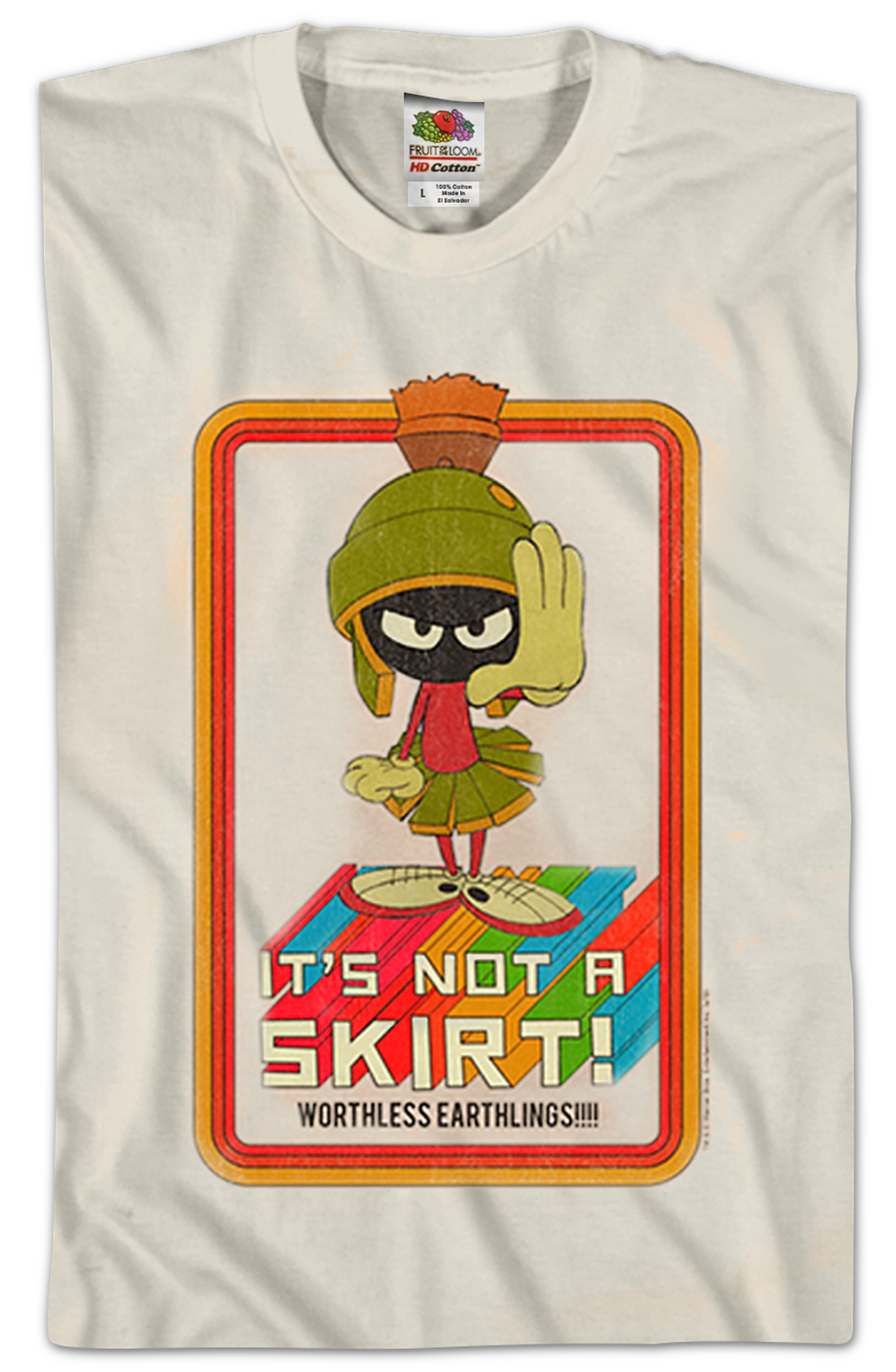 It's Not A Skirt Marvin The Martian Looney Tunes T-Shirt product image 2