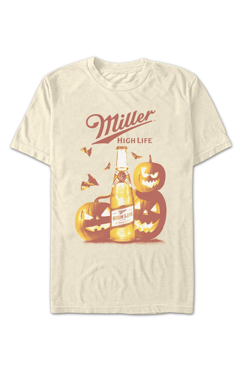Jack-o'-Lanterns Miller High Life T-Shirt product image 2