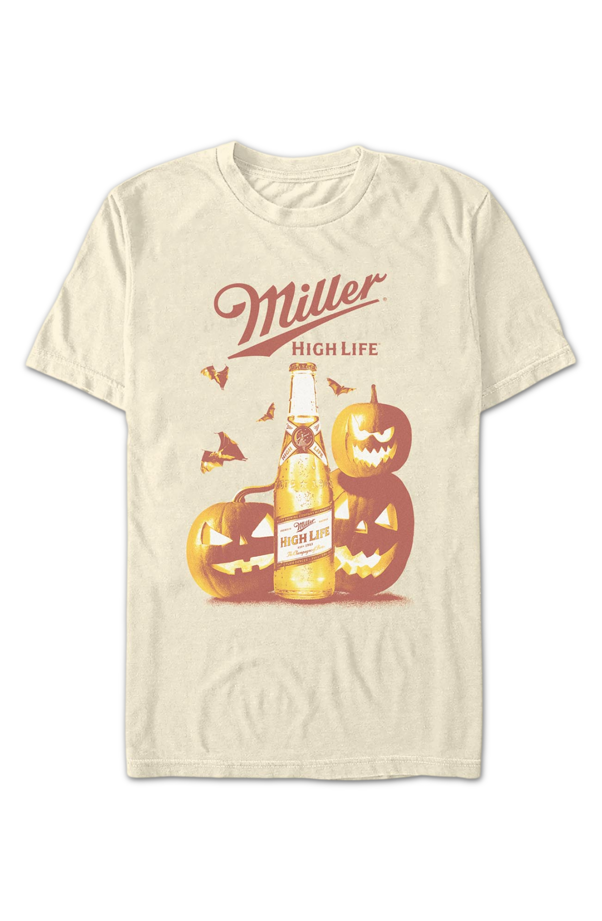 Jack-o'-Lanterns Miller High Life T-Shirt product image 2