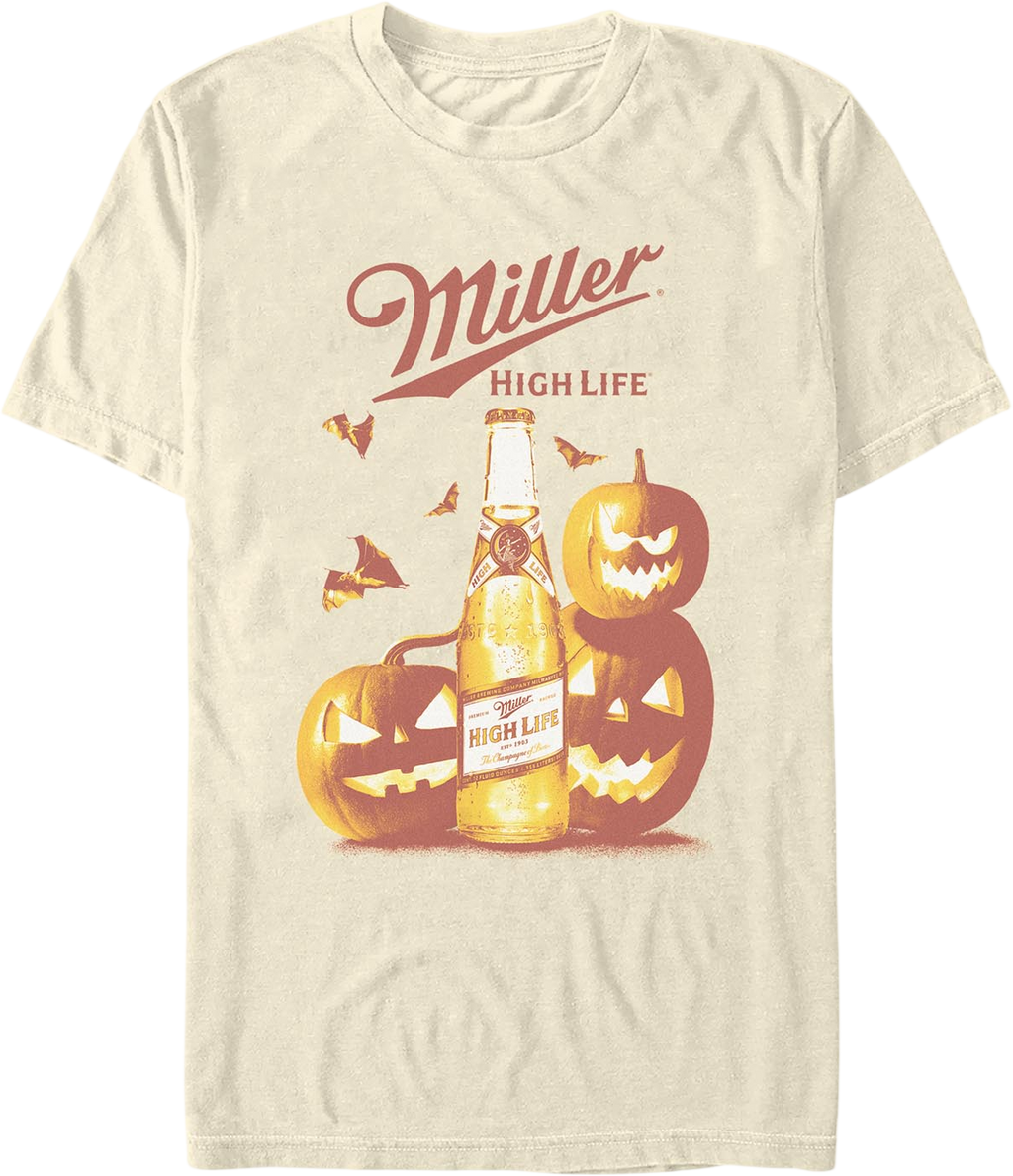 Jack-o'-Lanterns Miller High Life T-Shirt product image 1
