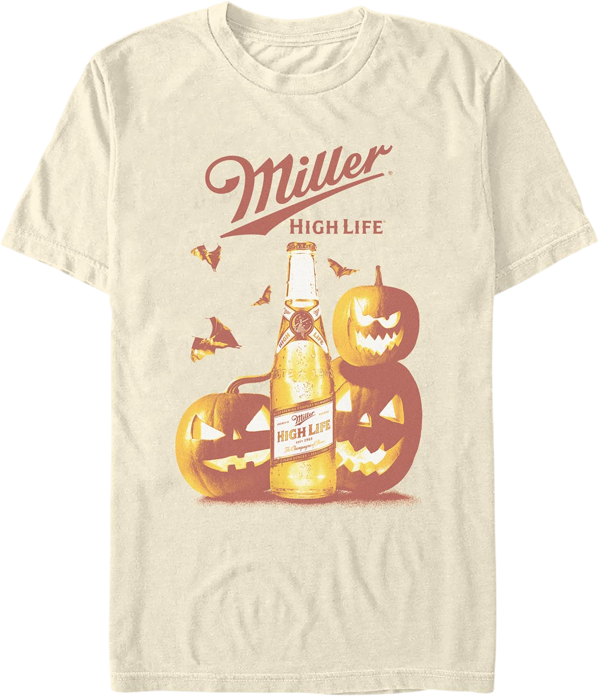 Jack-o'-Lanterns Miller High Life T-Shirt product image 1