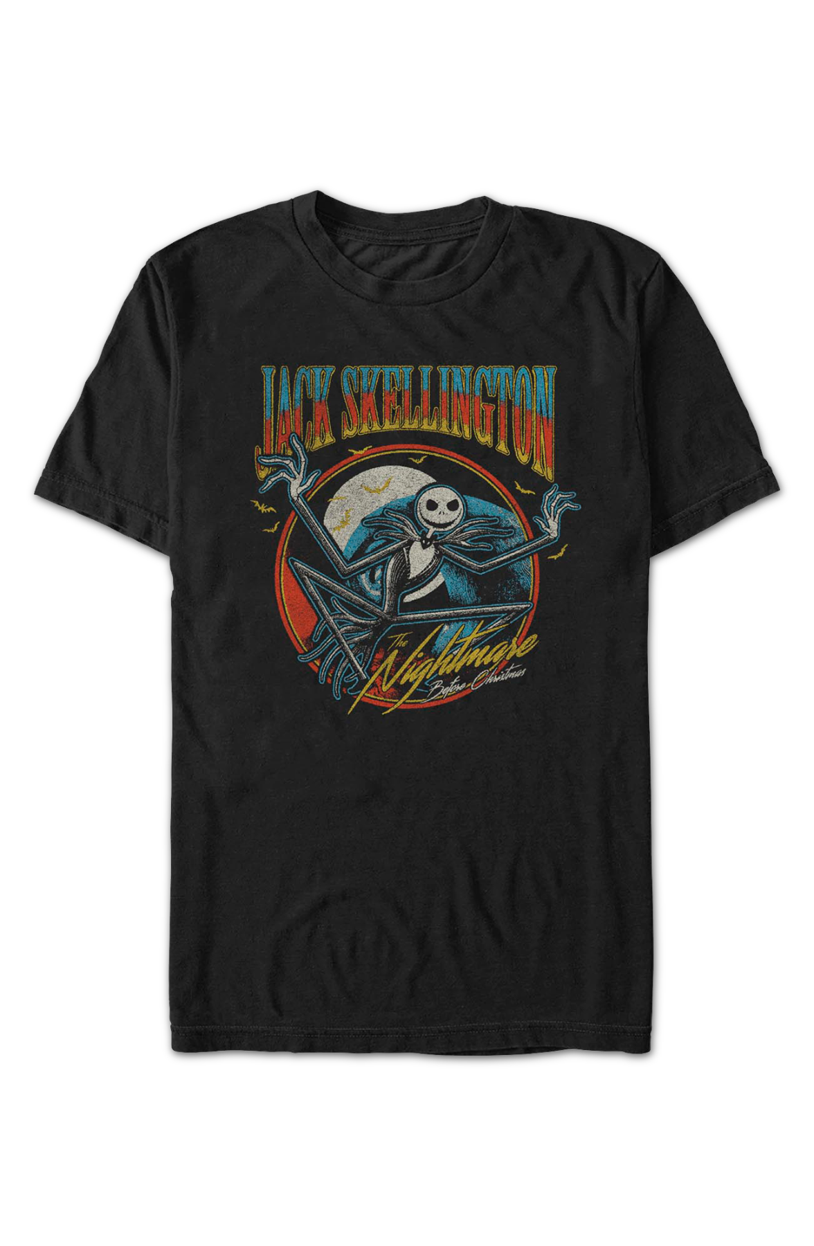Jack Skellington Circle Nightmare Before Christmas T-Shirt product image 2