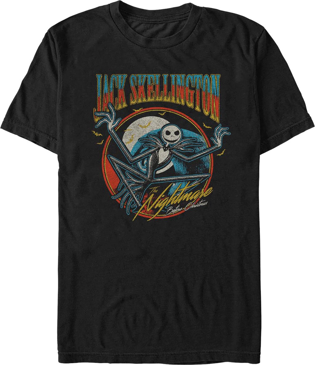 Jack Skellington Circle Nightmare Before Christmas T-Shirt product image 1