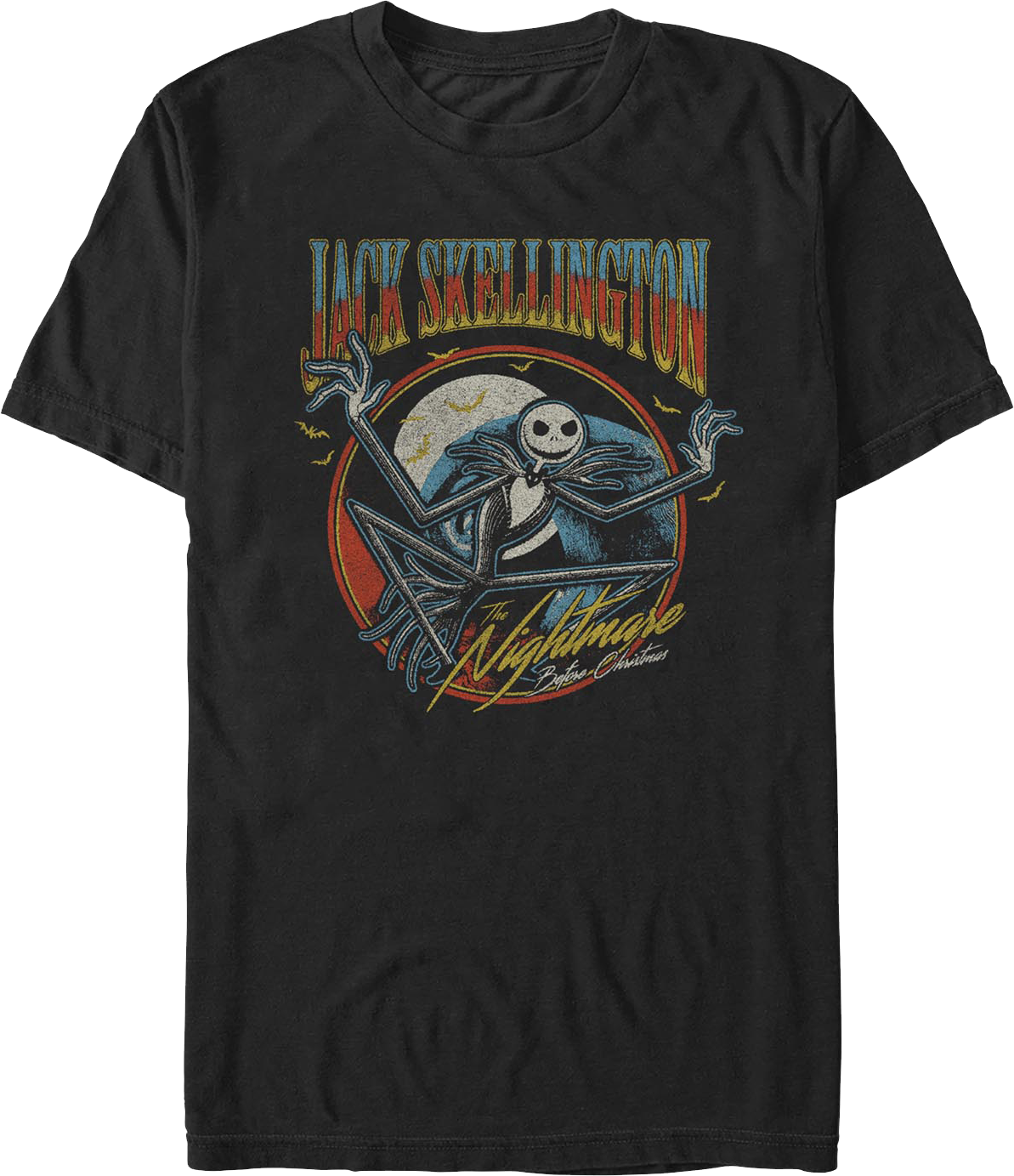 Jack Skellington Circle Nightmare Before Christmas T-Shirt product image 1