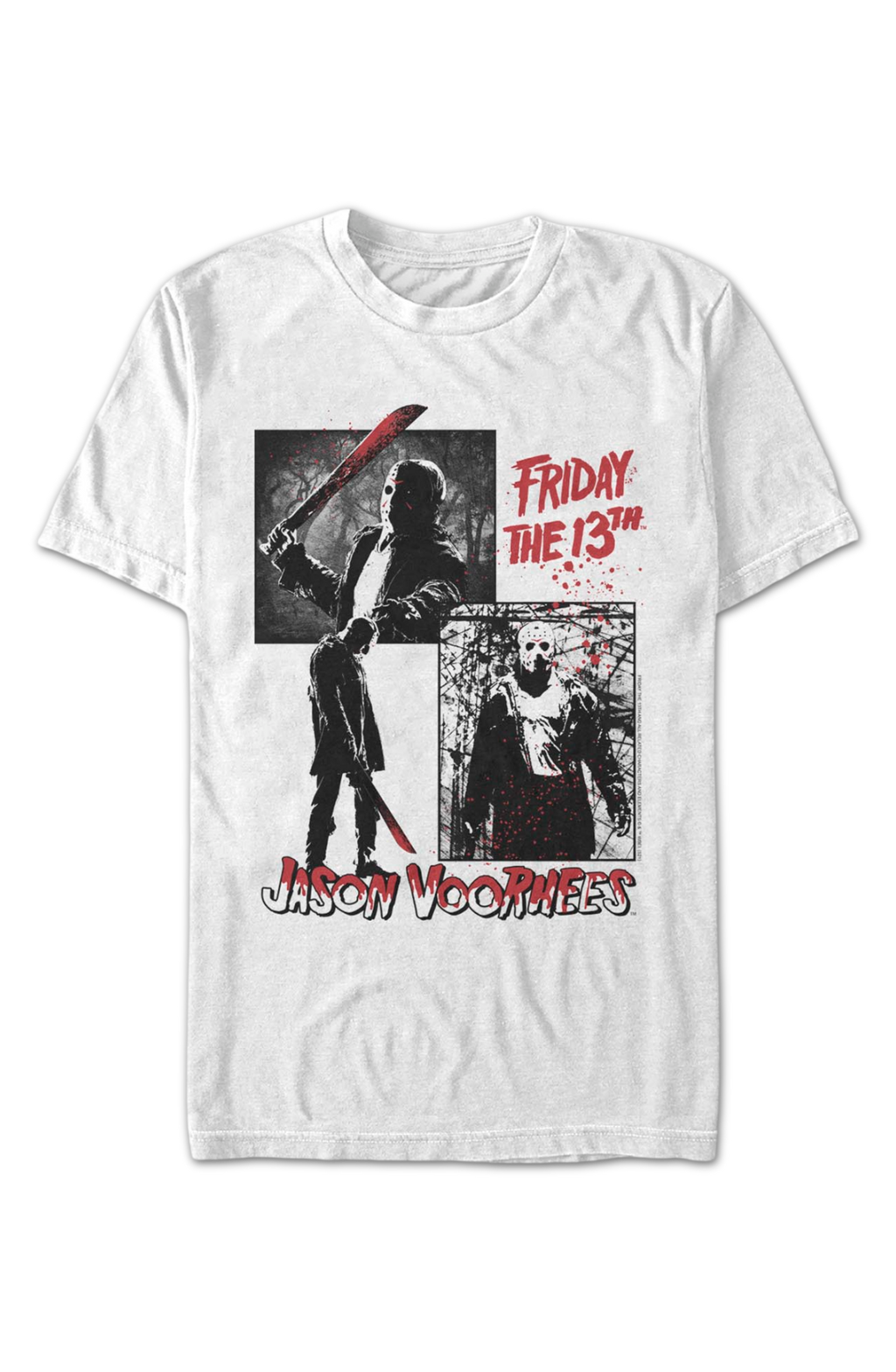 Jason Voorhees Bloody Collage Friday the 13th T-Shirt product image 2