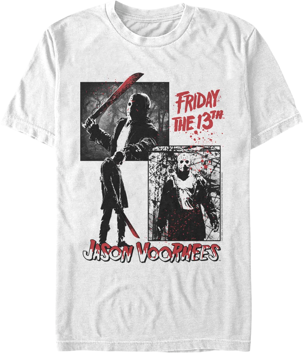 Jason Voorhees Bloody Collage Friday the 13th T-Shirt product image 1