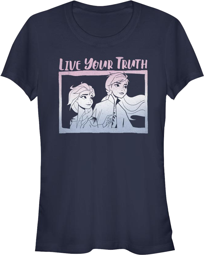 Ladies Live Your Truth Frozen Shirt product image 1