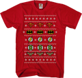 Justice League Ugly Faux Knit DC Comics T-Shirt product image 1