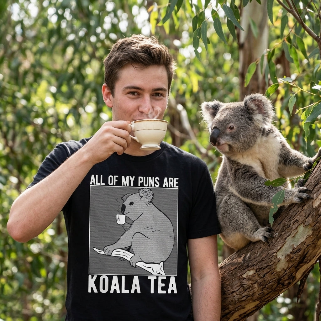 My Puns Are Koalaty Men's T Shirt product image 2