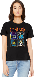 Womens Album Covers Collage Def Leppard Shirt product image 1