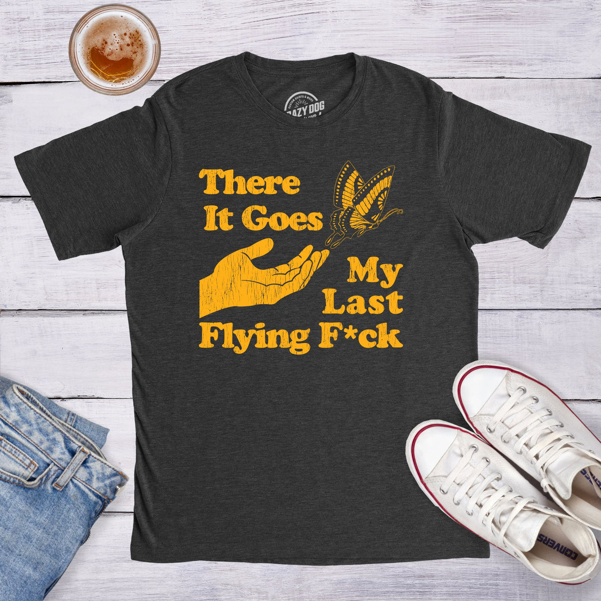 There Goes My Last Flying Fuck Men's T Shirt product image 4