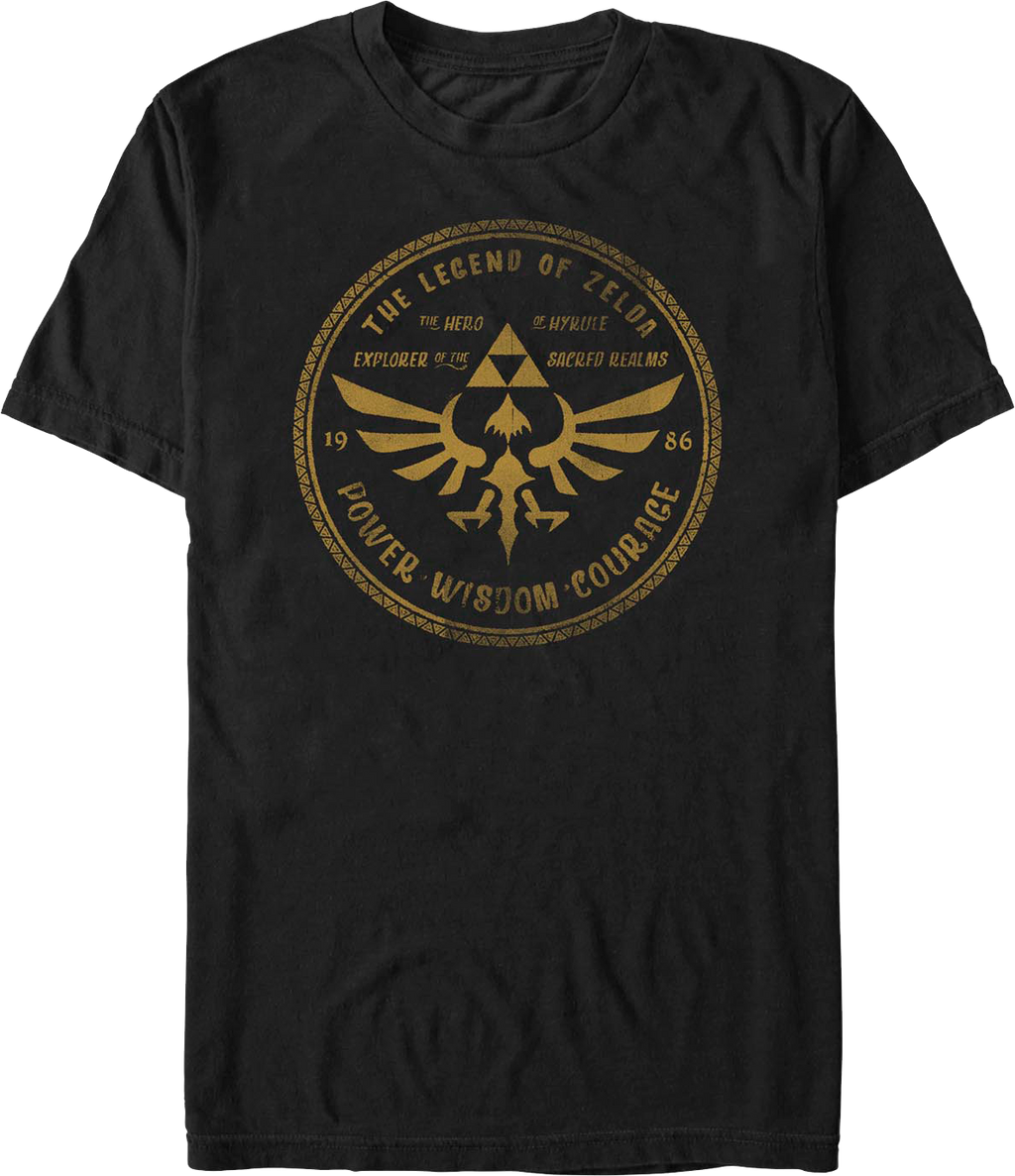Legend Of Zelda Crest Nintendo T-Shirt product image 1