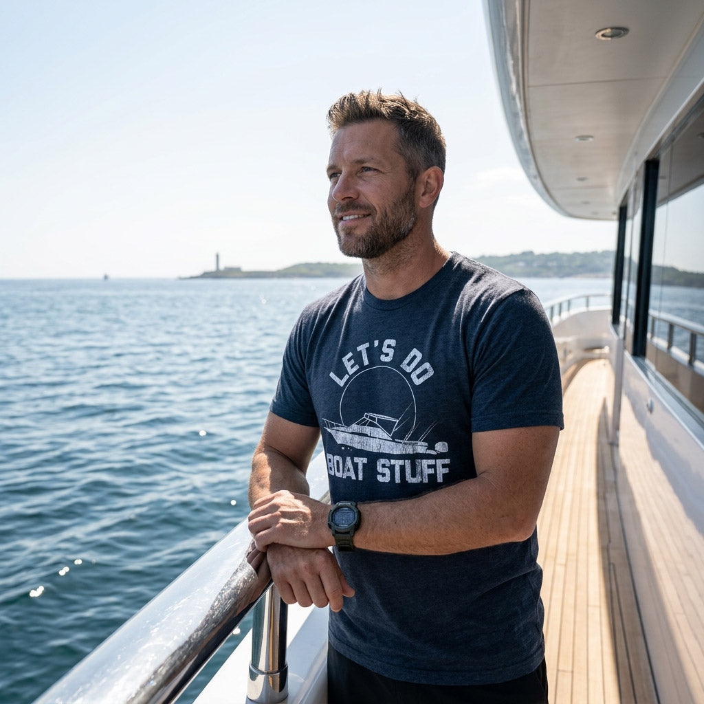 Let's Do Boat Stuff Men's T Shirt product image 2