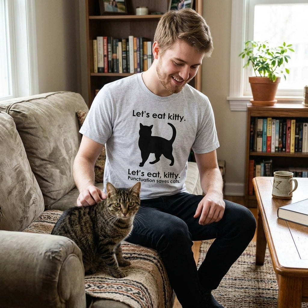Let's Eat Kitty Men's T Shirt product image 2