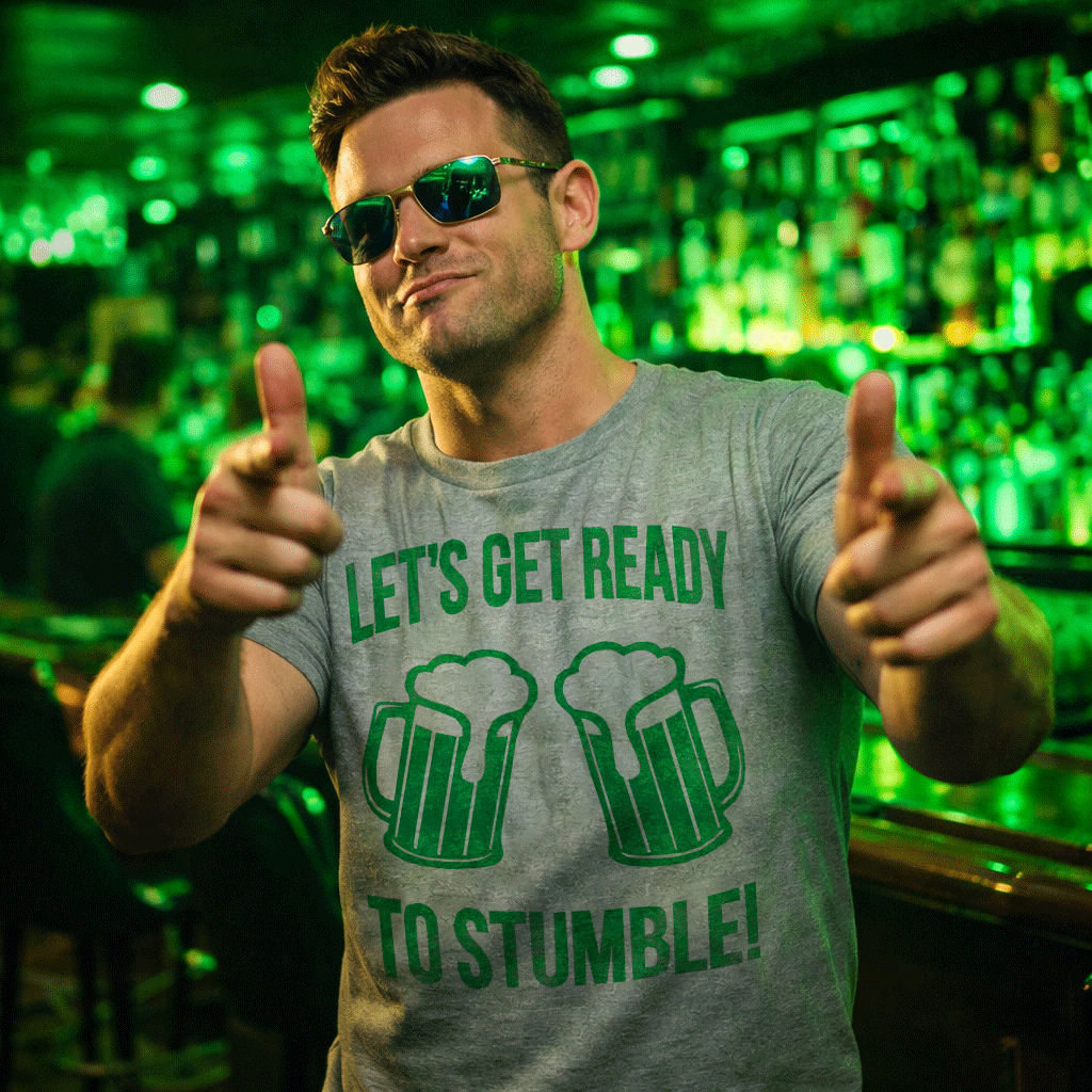 Lets Get Ready To Stumble Men's T Shirt product image 4