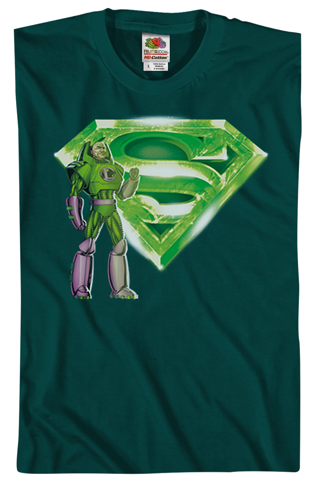 Lex Luthor Kryptonite Superman Logo DC Comics T-Shirt product image 2
