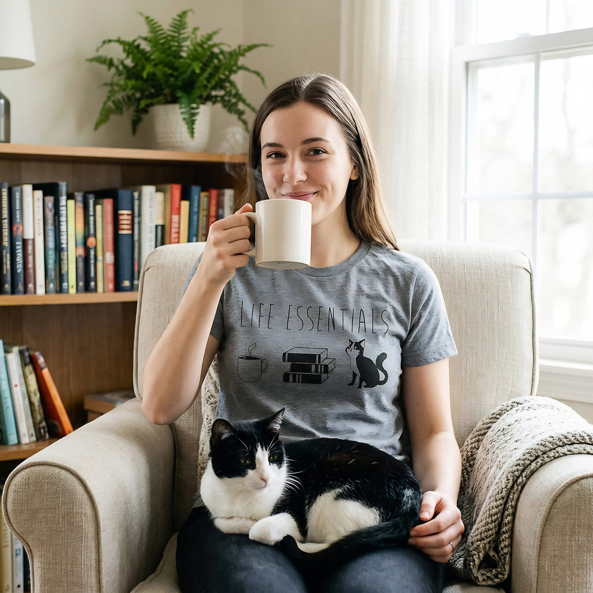 Live Life In The Meow Women's T Shirt product image 2
