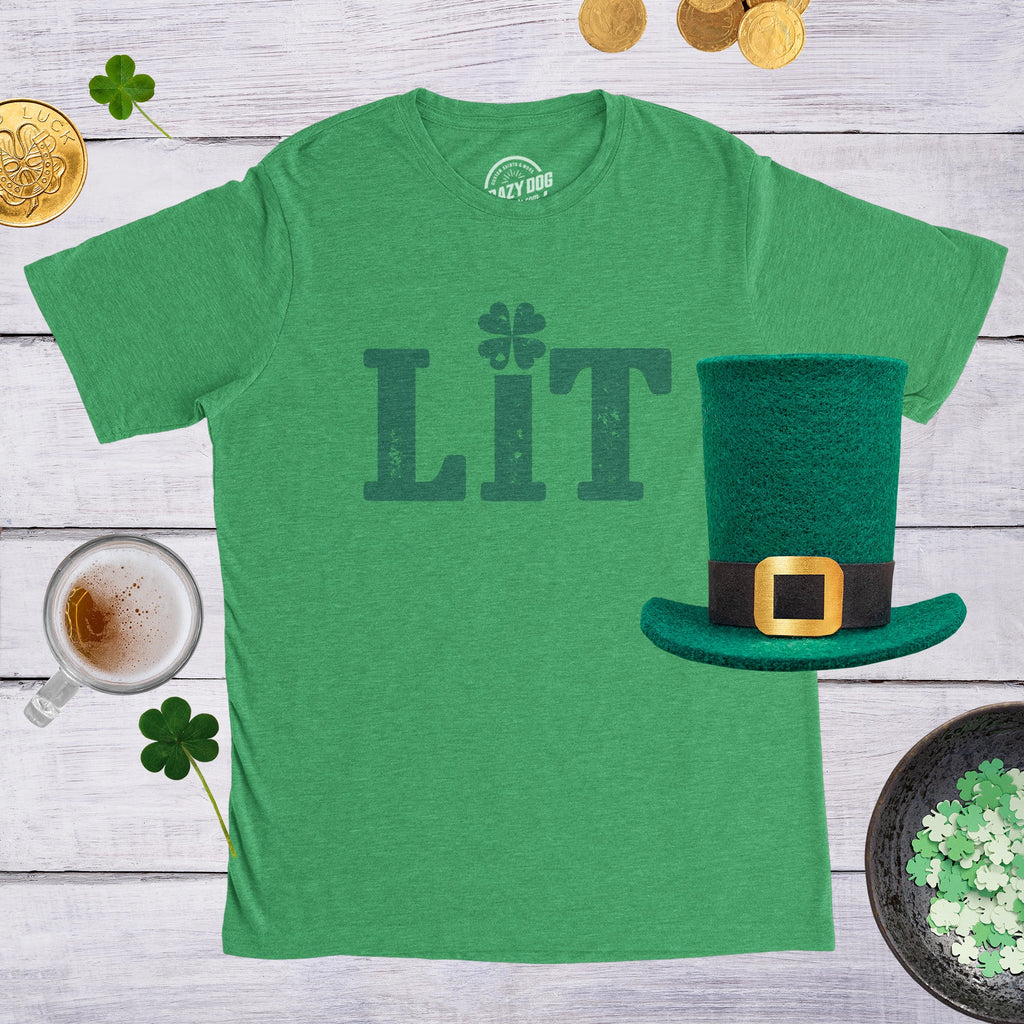 Lit Men's T Shirt product image 2