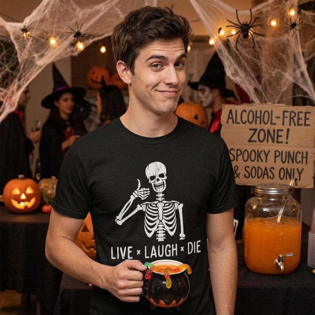 Live Laugh Die Men's T Shirt product image 5