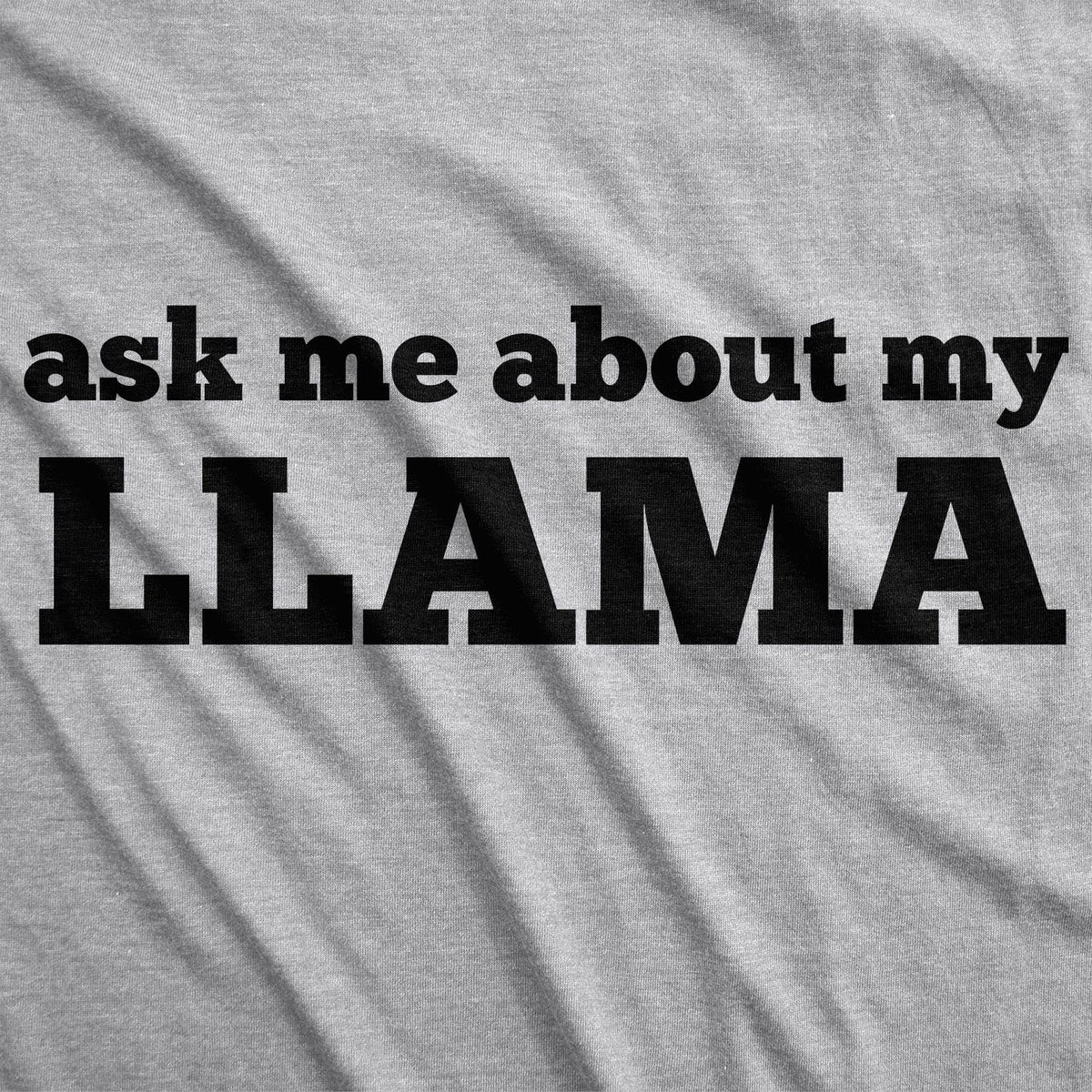 Ask Me About My Llama Flip Men's T Shirt product image 4