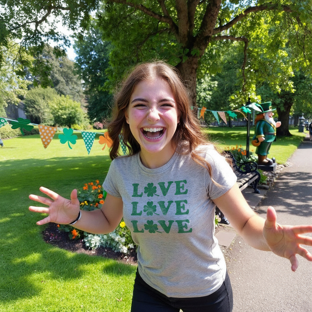 Love Shamrock Women's T Shirt product image 4