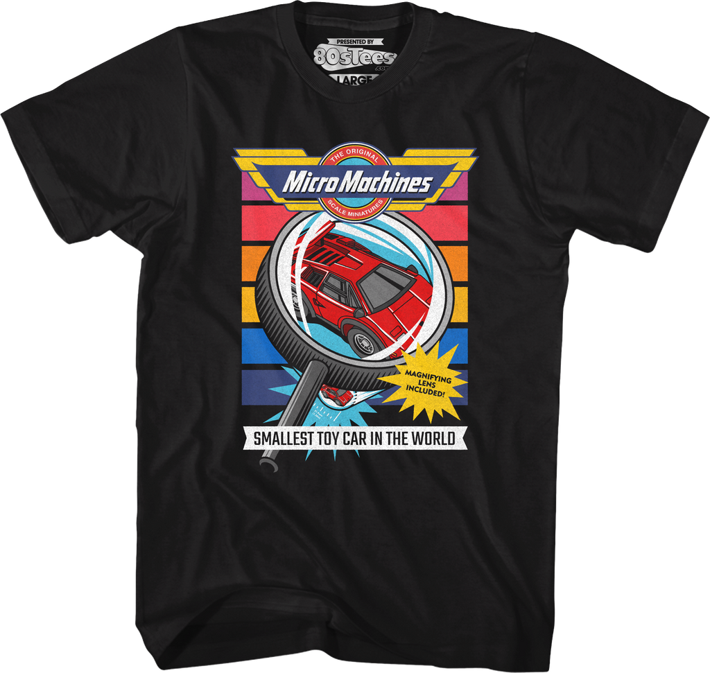 Magnifying Lens Micro Machines T-Shirt product image 1