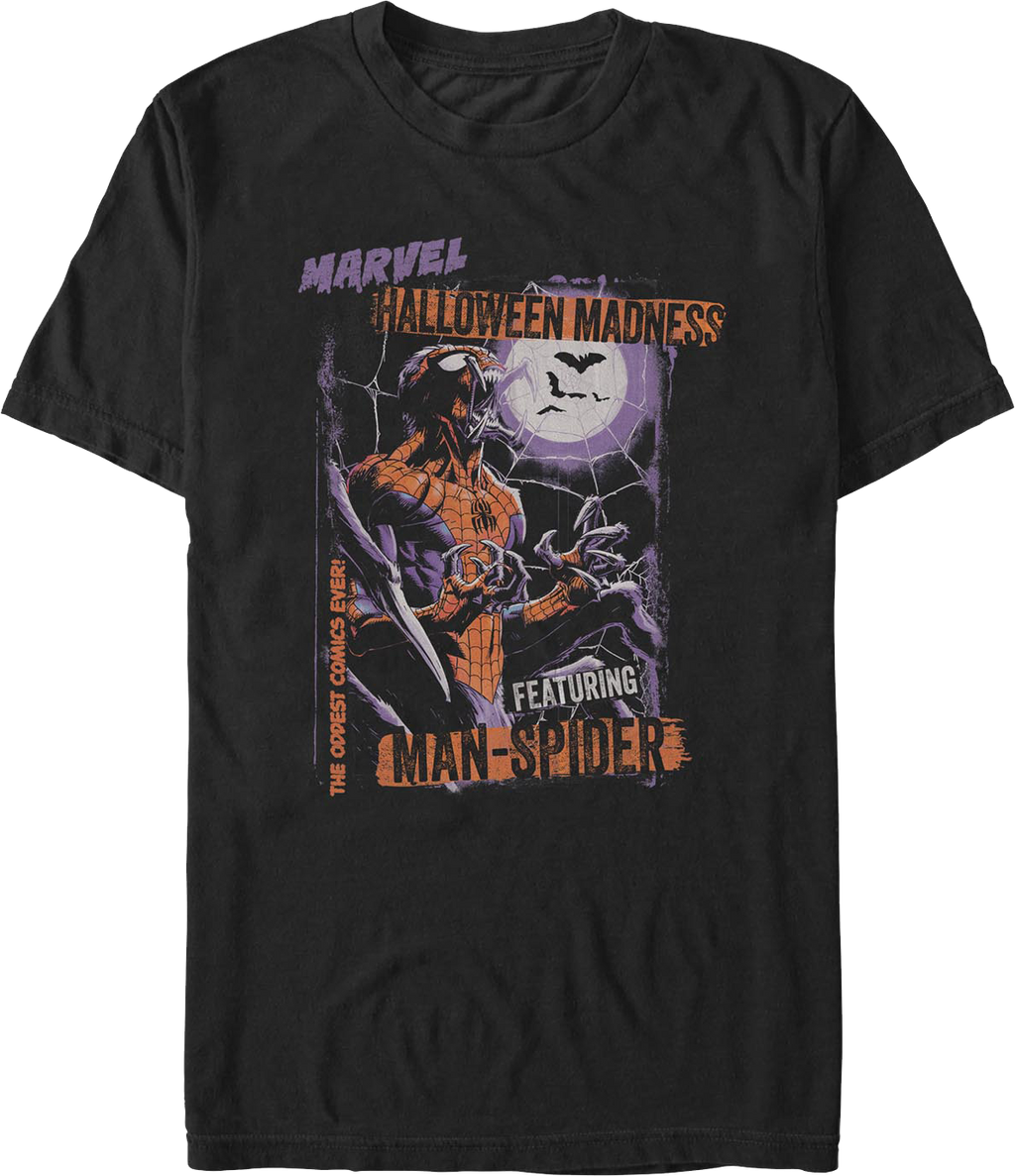 Man-Spider Halloween Madness Marvel Comics T-Shirt product image 1