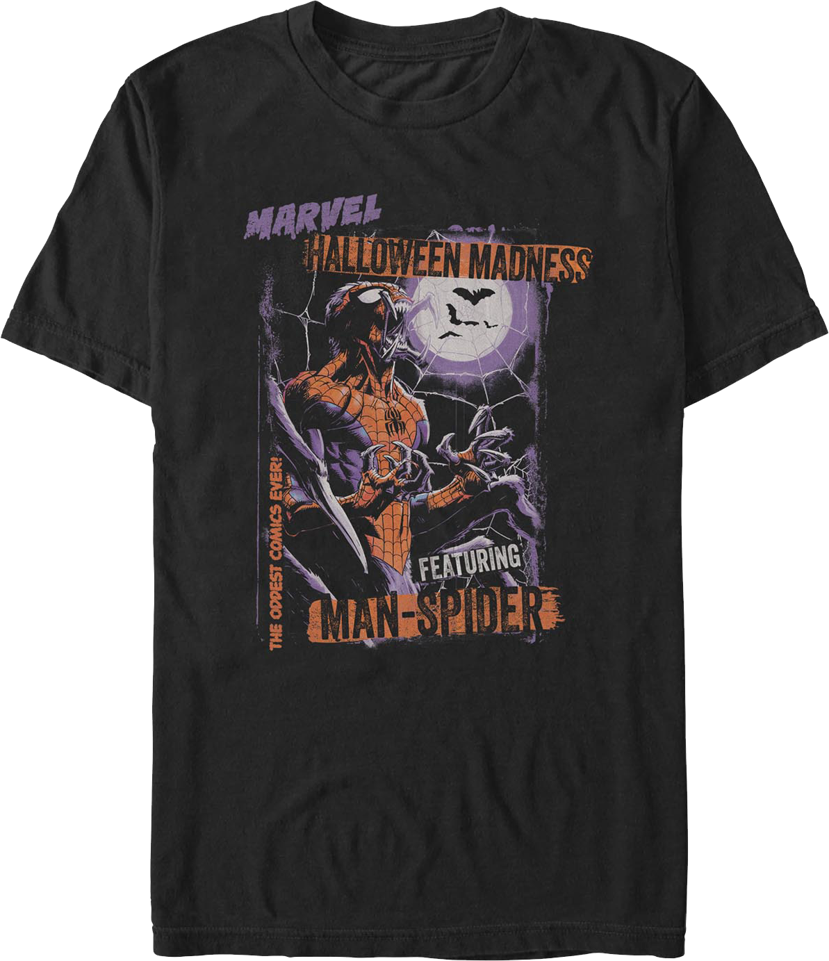 Man-Spider Halloween Madness Marvel Comics T-Shirt product image 1