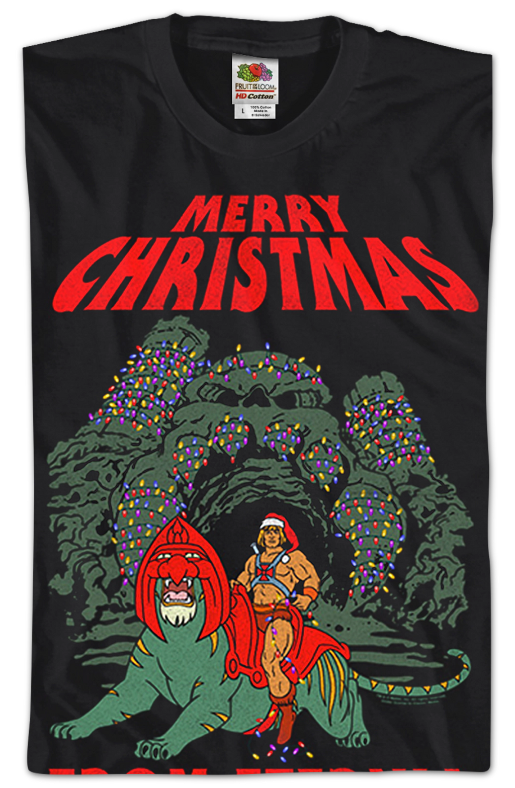 Merry Christmas from Eternia Masters of the Universe T-Shirt product image 2