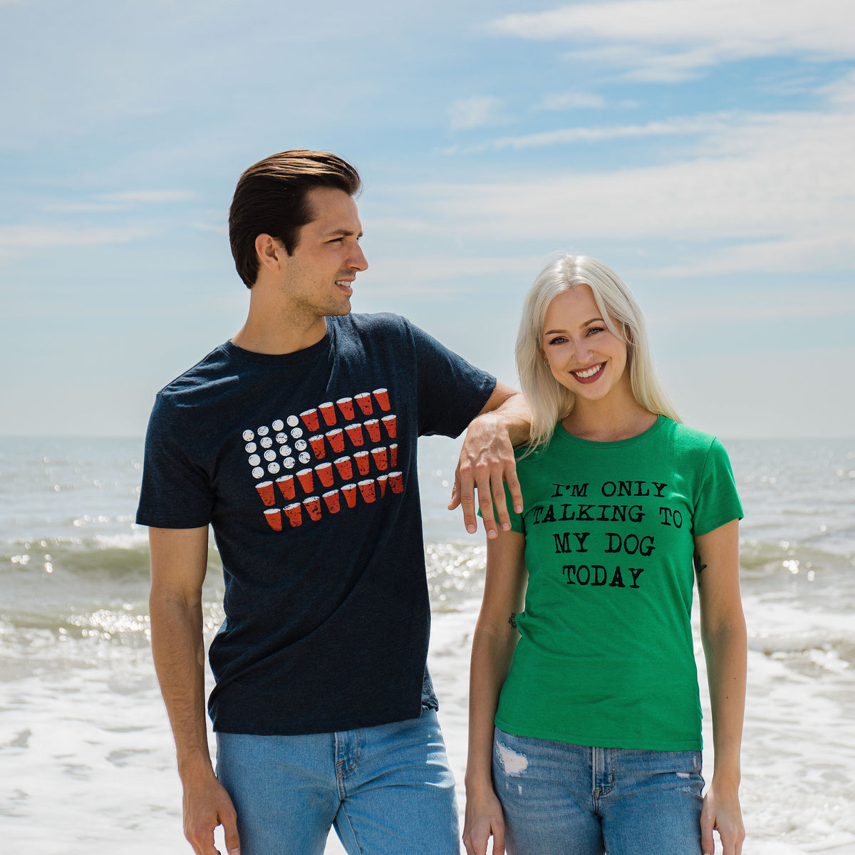 Beer Pong Flag Men's T Shirt product image 2