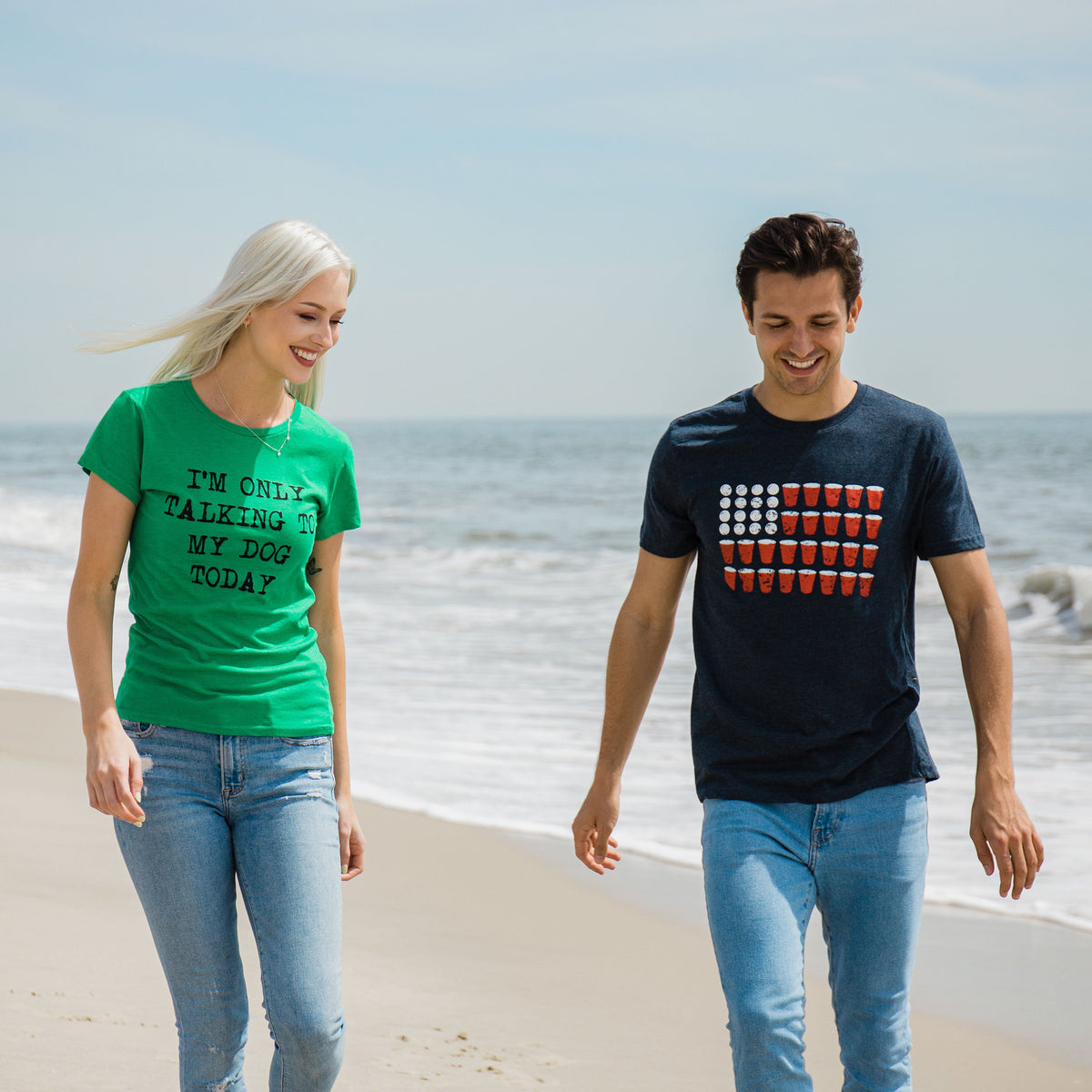 Beer Pong Flag Men's T Shirt product image 4