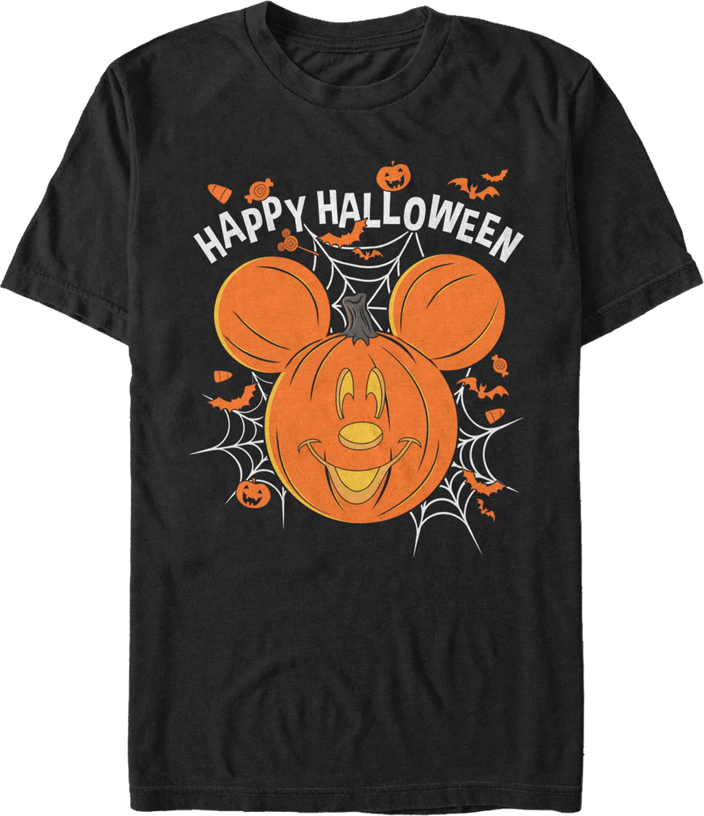 Mickey Mouse Jack-o'-Lantern Happy Halloween Disney T-Shirt product image 1