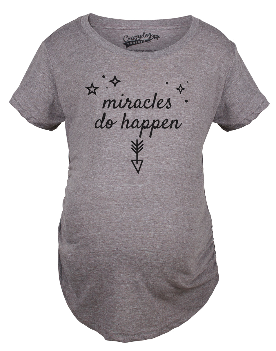 Miracles Do Happen Maternity T Shirt product image 2