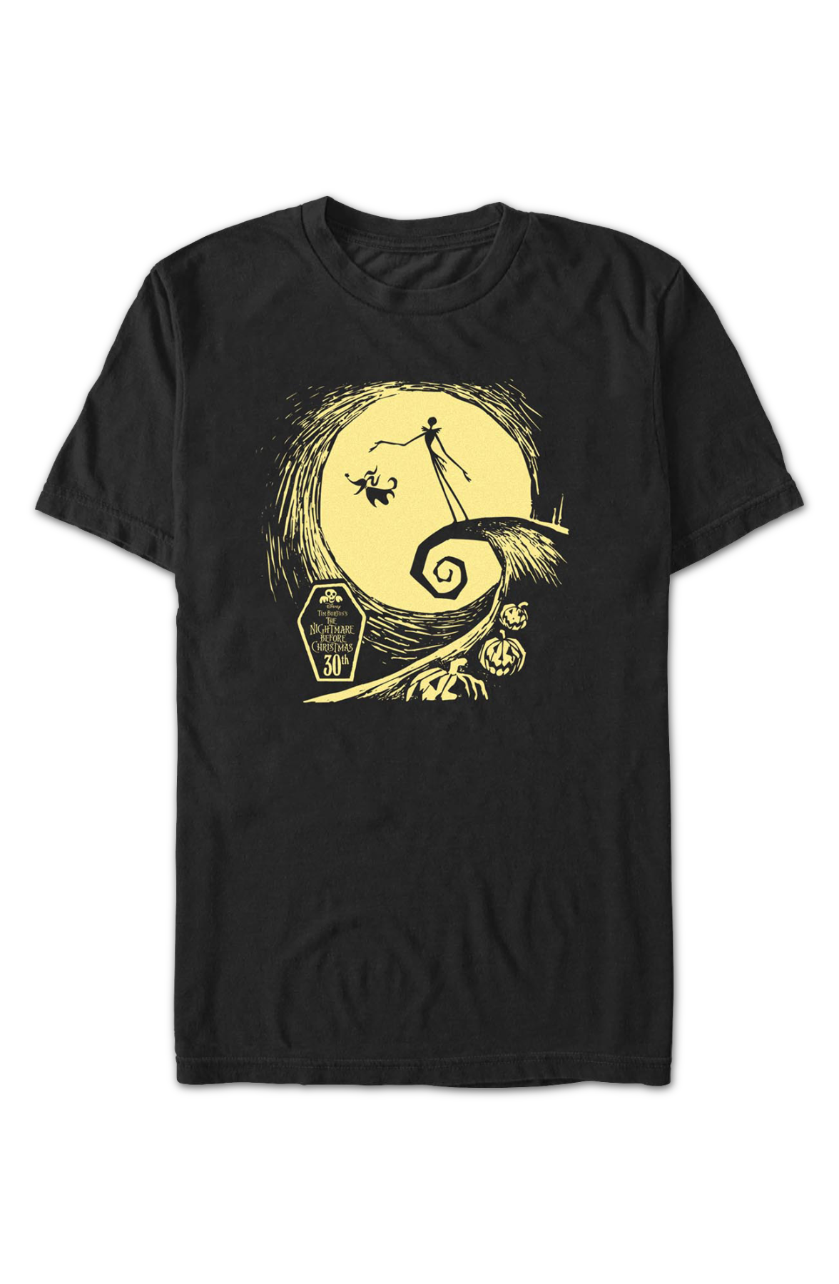 Moonlit Silhouettes Nightmare Before Christmas T-Shirt product image 2