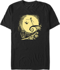 Moonlit Silhouettes Nightmare Before Christmas T-Shirt product image 1