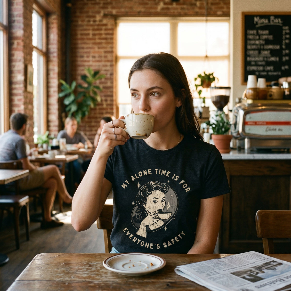 My Alone Time Is For Everyone's Safety Women's T Shirt product image 7