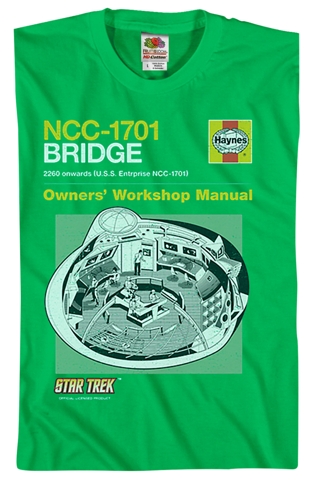NCC-1701 Bridge Manual Star Trek T-Shirt product image 2