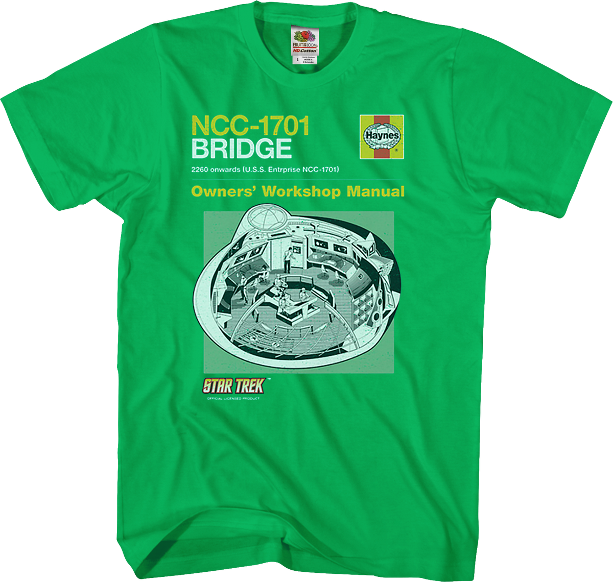 NCC-1701 Bridge Manual Star Trek T-Shirt product image 1